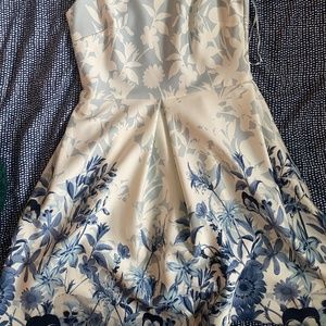 Blue flower dress